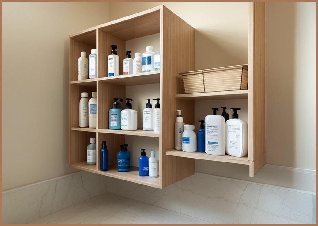 4단 화장실 욕실 선반 수납 정리대 코너장 보관함 코너형 바구니포함, 단일 색상, 1개