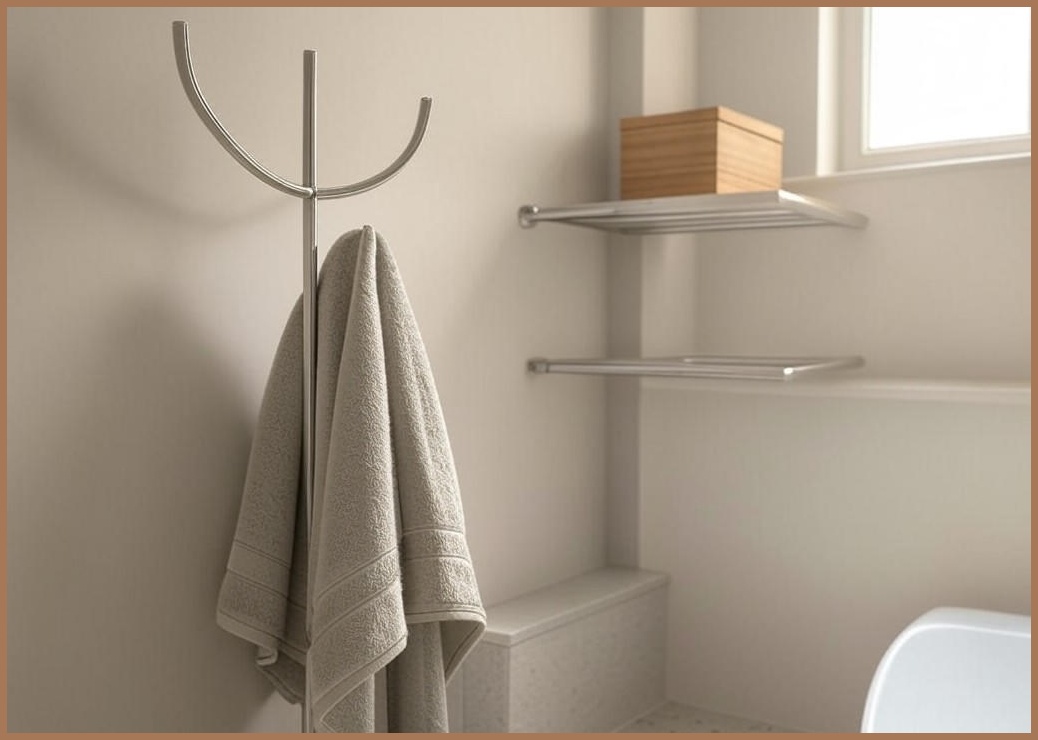 공간지애 문걸이 수건걸이 수납박스 - 이미지 1