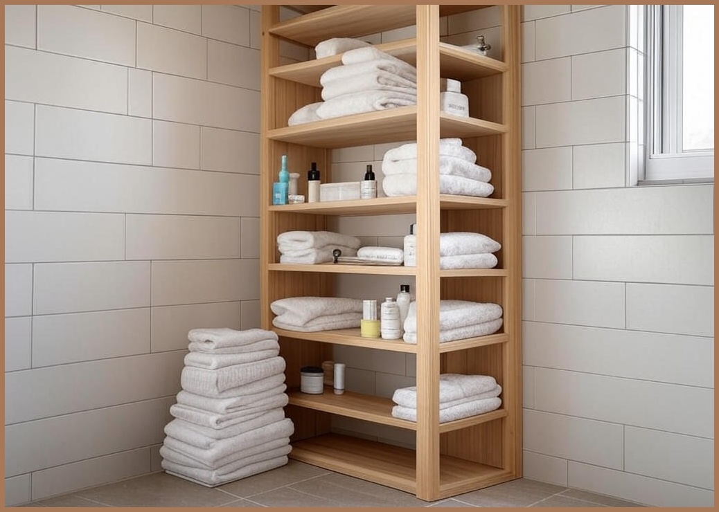 대건통상욕실용 코너선반 6단 - 이미지 1