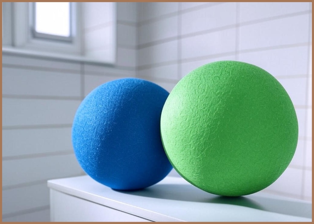 더자카 투톤 컬러 샤워볼 세트