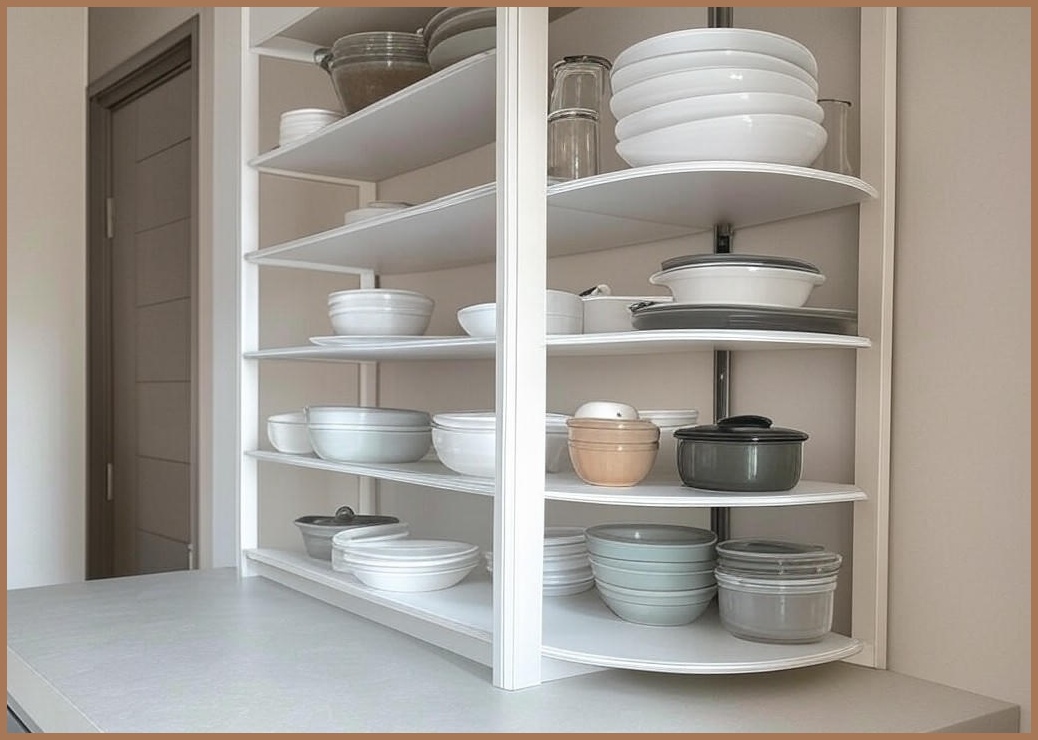 리빙공감 주방 욕실 화장실 다용도 수납 코너 2단 선반