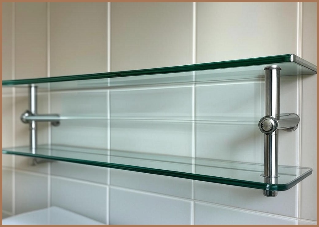 리틀보이 초강력 진공흡착 무타공 욕실선반, 1개