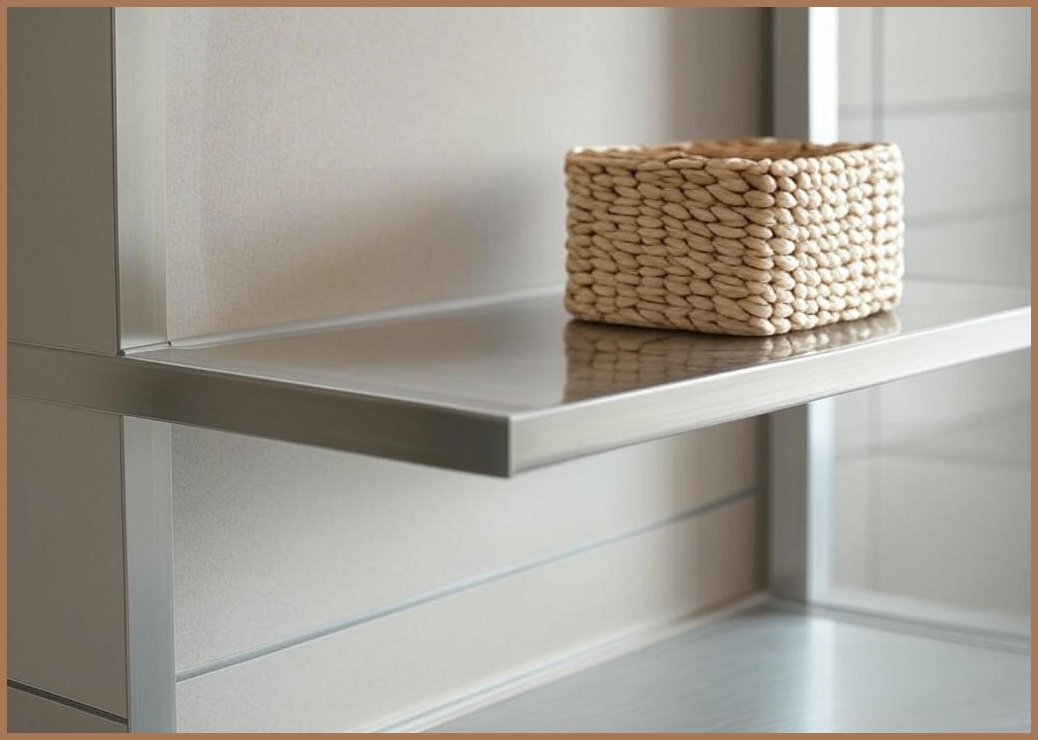 마치홈 스텐레스 무타공 욕실선반 바스켓, 1개