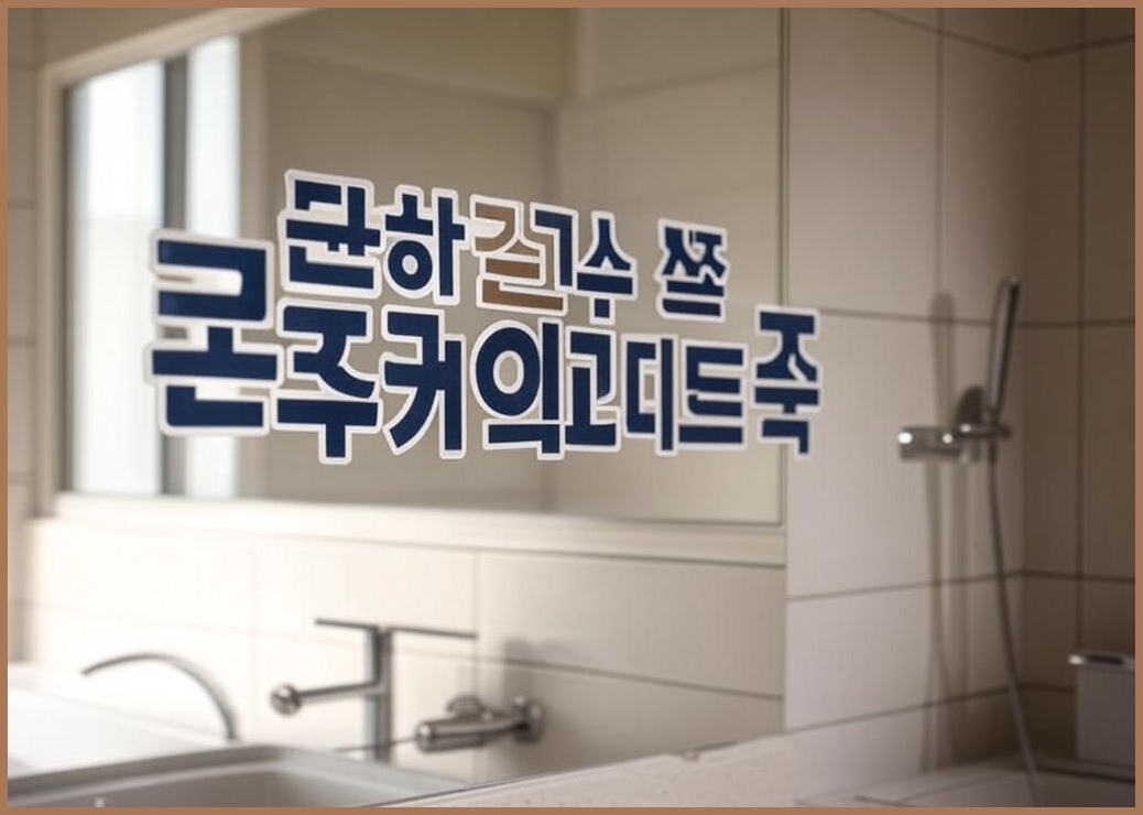 뽀마 욕실 포인트스티커 - 이미지 1