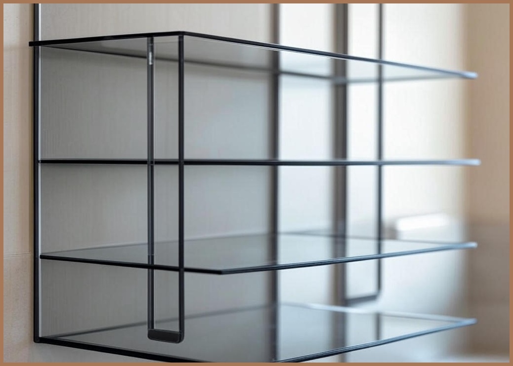 에이제이케이 무타공 욕실선반 초강력 흡착식 최신 다용도 수납정리, 2개, 투명 블랙 - 이미지 1