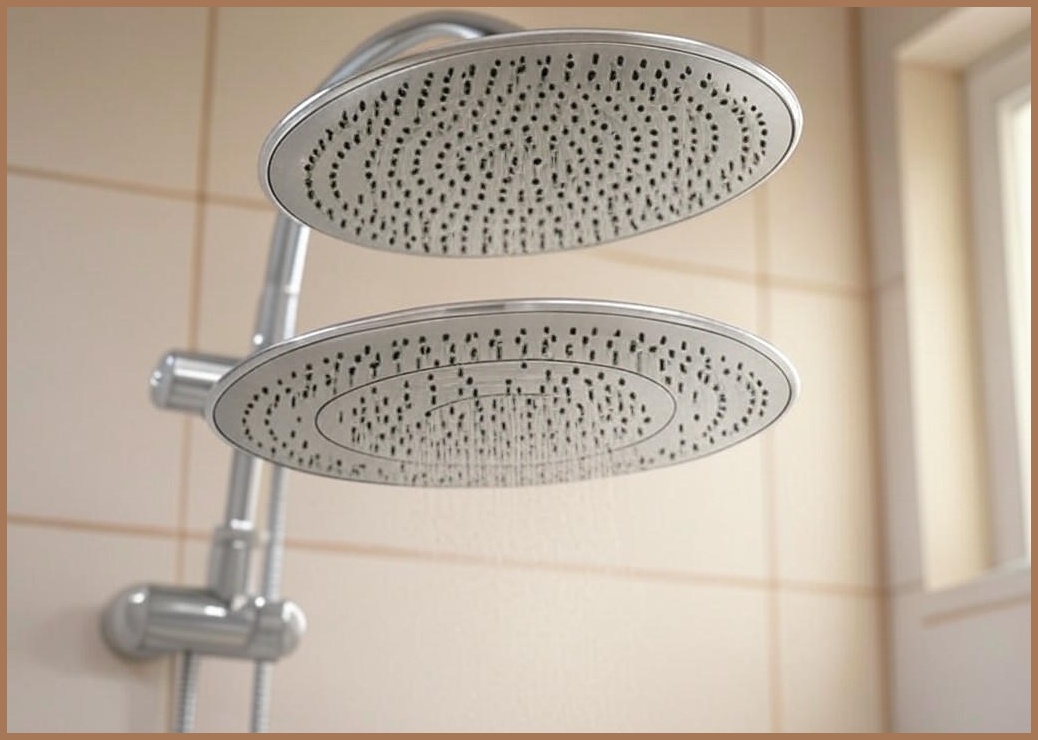 에이치스튜디오 대형 3단 폭풍수압 멀티 샤워기 헤드