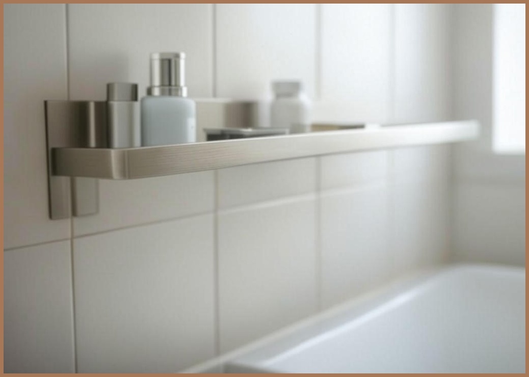 오어브랜드 바퀴 이동식 물빠짐 선반 욕실선반 일자형