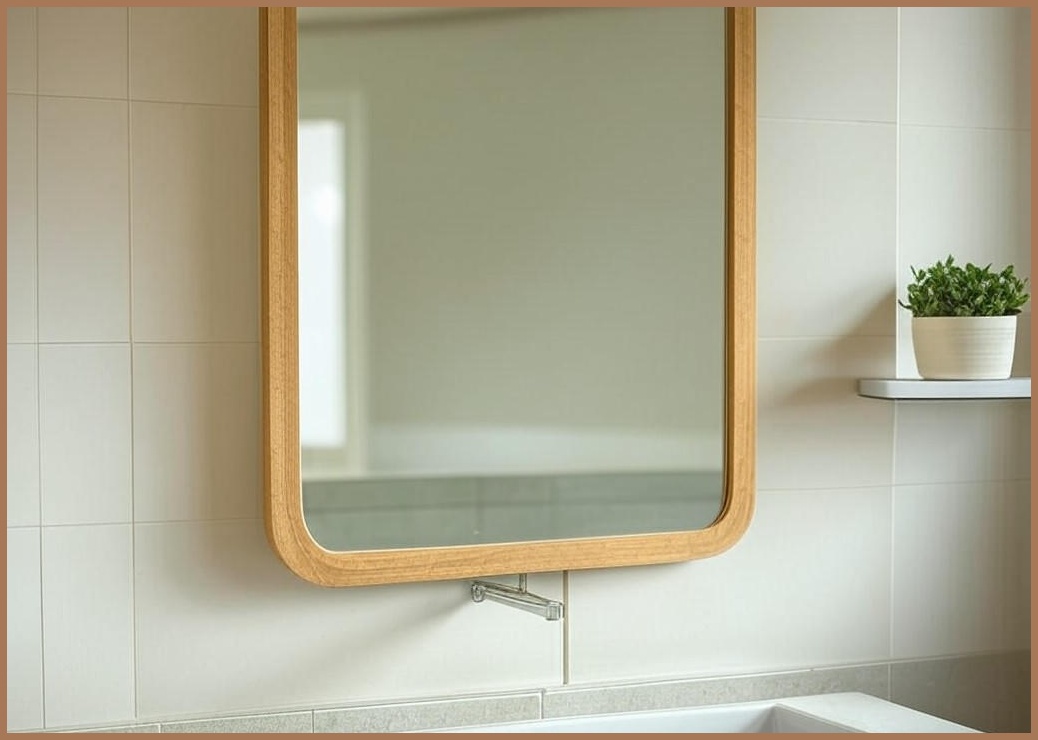 욕실겸용 벽걸이 거울 - 이미지 1