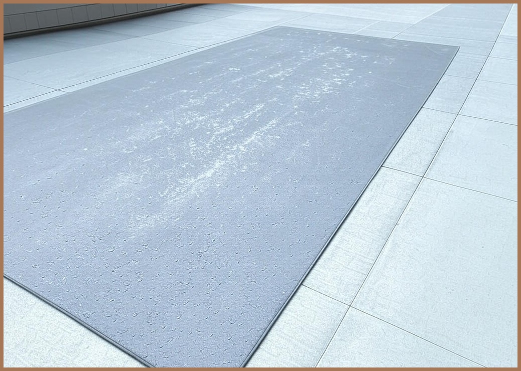 파브네 미끄럼방지 매트 논슬립 현관 학교 수영장, 그레이, 1개 - 이미지 1