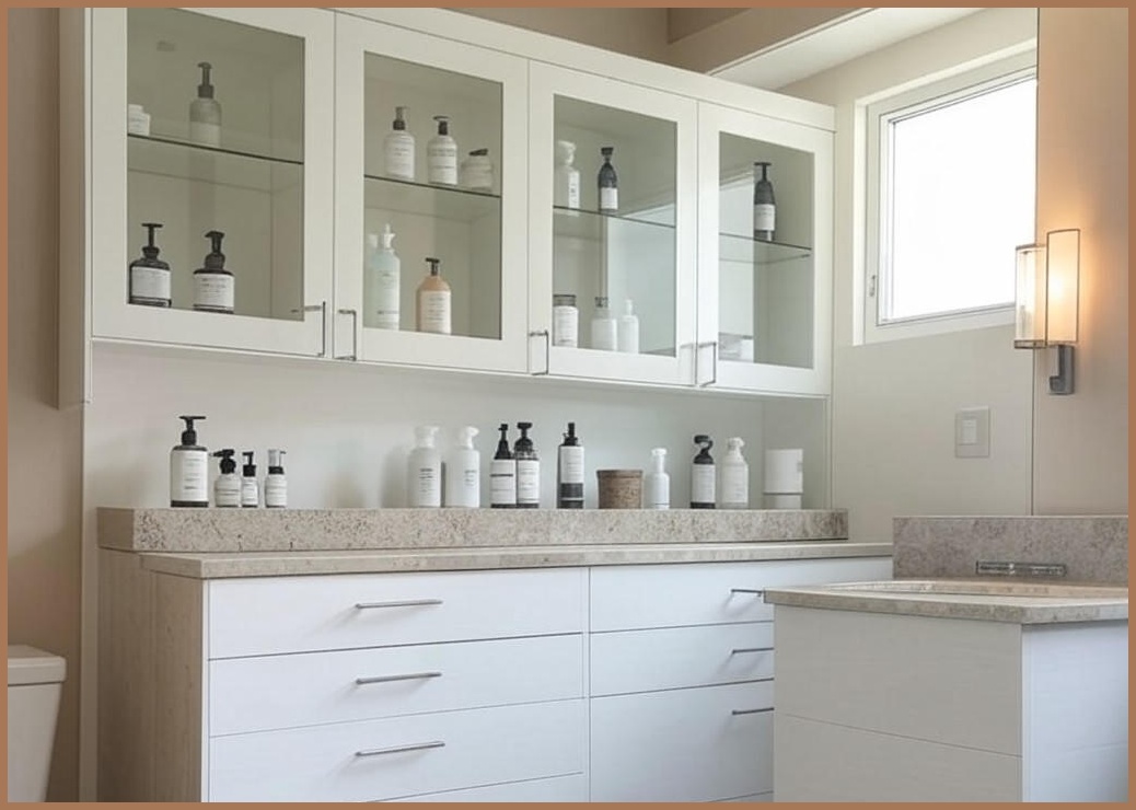 프리미엄 욕실 수납장 NEW WC 시리즈 상부장 욕실장, 1개