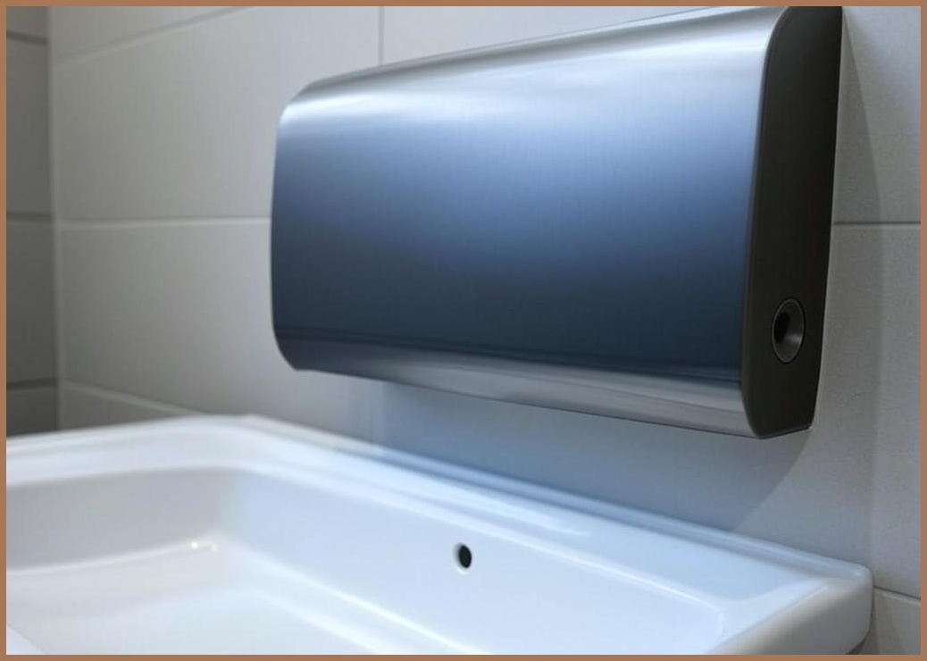 핸드타올 케이스 디스펜서 공중 화장실 세면대 휴지, 1개